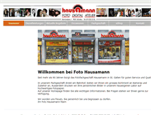 Tablet Screenshot of hausamann.ch